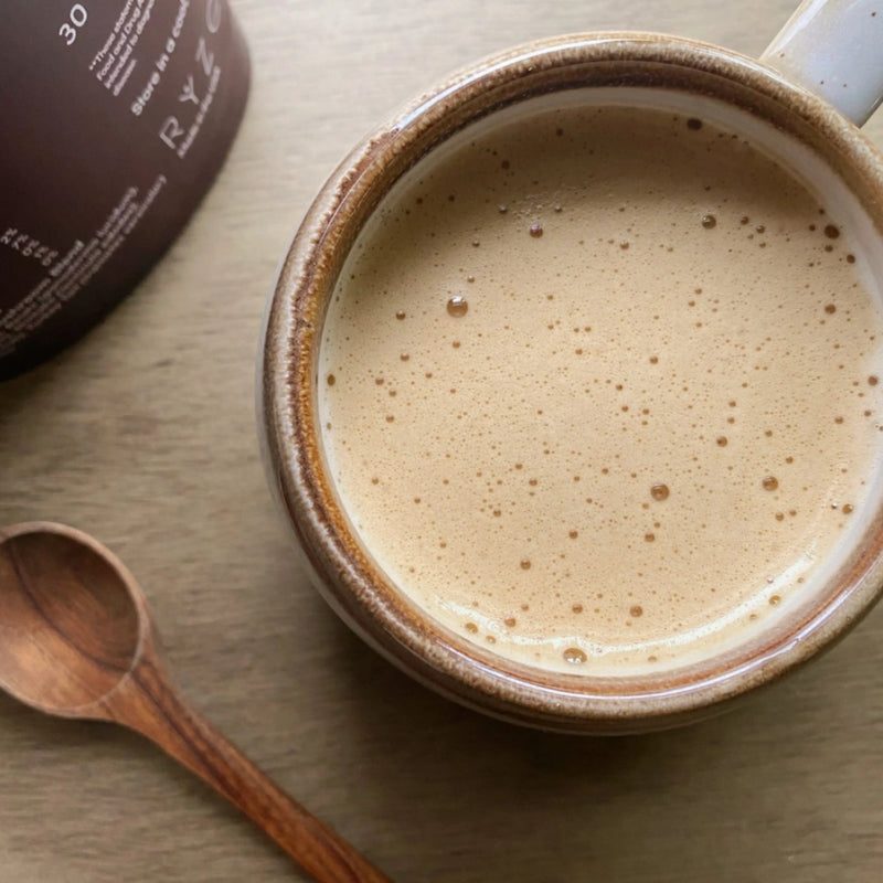 RYZE Mushroom Coffee — Organic Instant Coffee with Cordyceps \u0026 Reishi 30 Servings